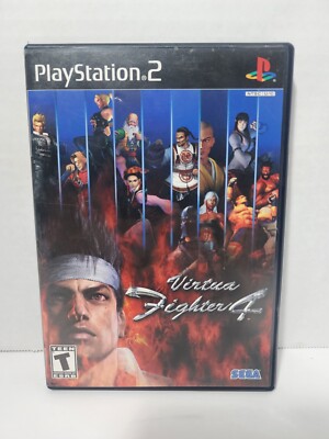 PS2 PlayStation 2 Virtual Fighter 4 Video Game Complete with Manual Free Shipp