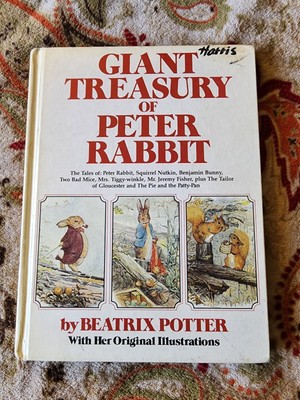 Giant Treasury of Peter Rabbit by Beatrix Potter 1980 First Edition Illustrated