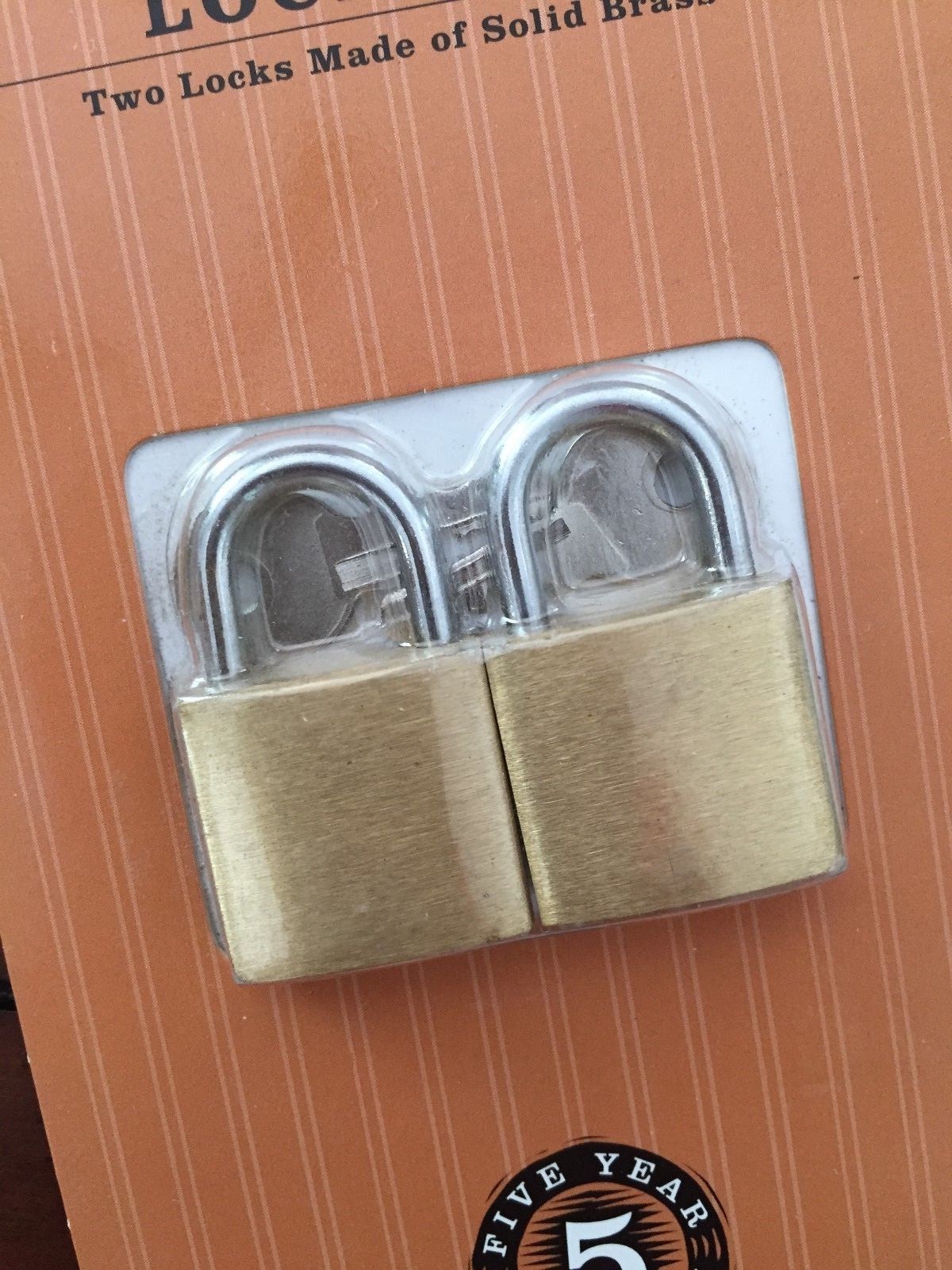 Lewis N. Clark Solid Brass Double Lock Set Travel Accessory