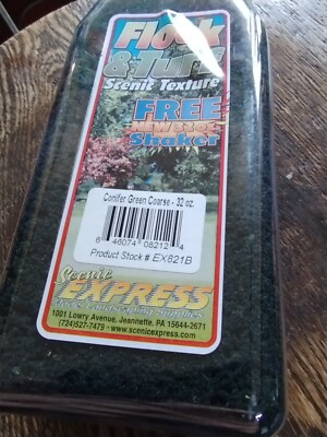 Scenic Express Flock Turf Ground Trains Model CONIFER GREEN FINE layout GRASS 