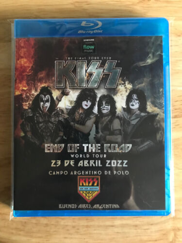 KISS - End of the Road Live in Argentine 2022 Blu-ray Gene Simmons Paul Stanley
