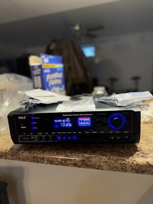 Pyle Wireless Bluetooth Power Amplifier System 300W 4 Channel PT390AU