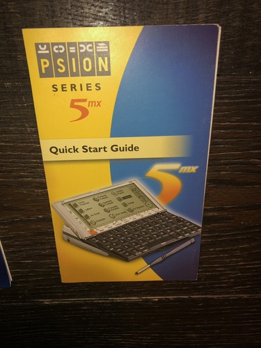 Psion series 5mx user guide quick start email getting started guides only guides