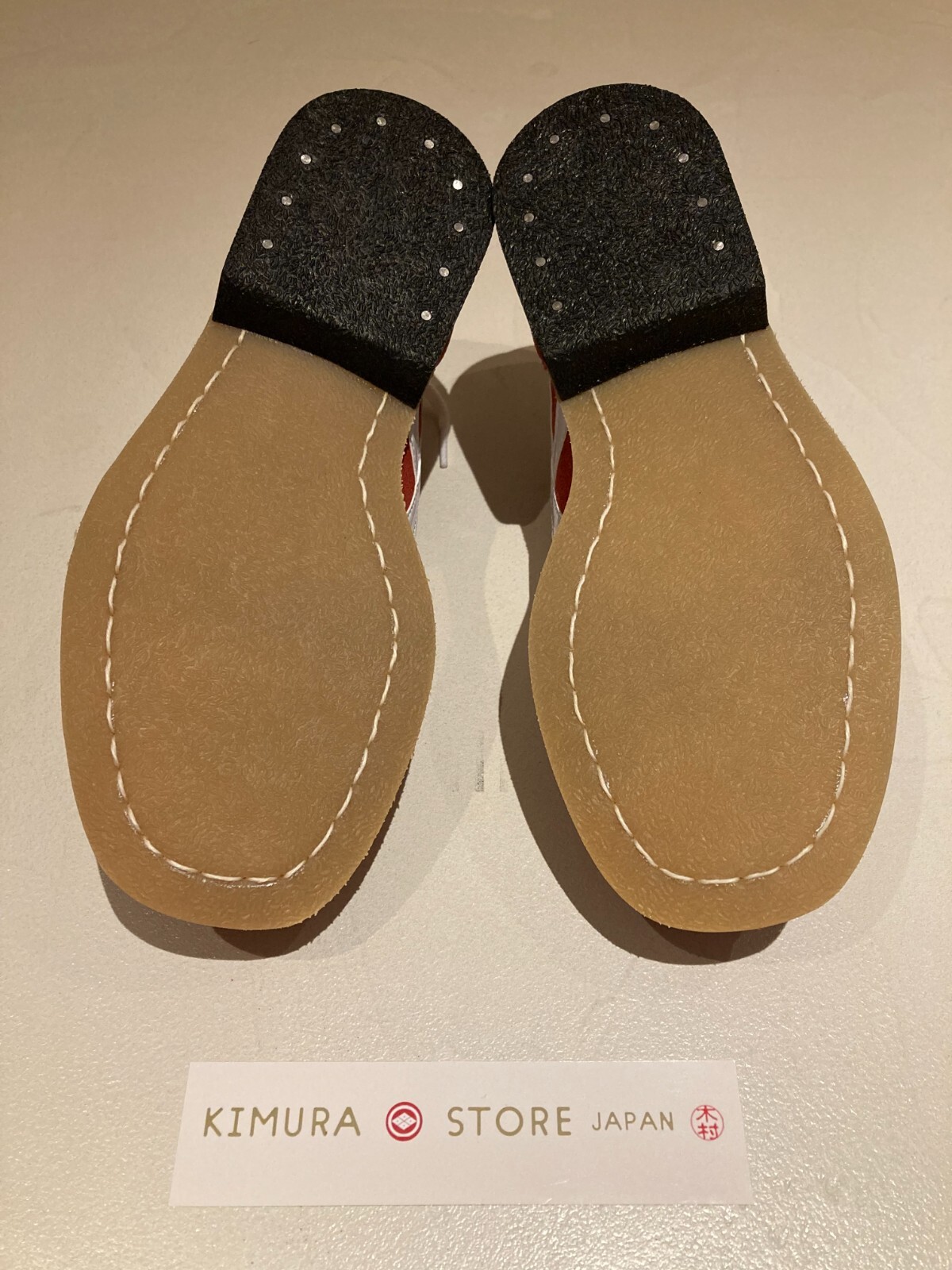 Pre-owned Asics 【limited Stock】 Weight Lifting Shoes Red White Natural Leather Tow727