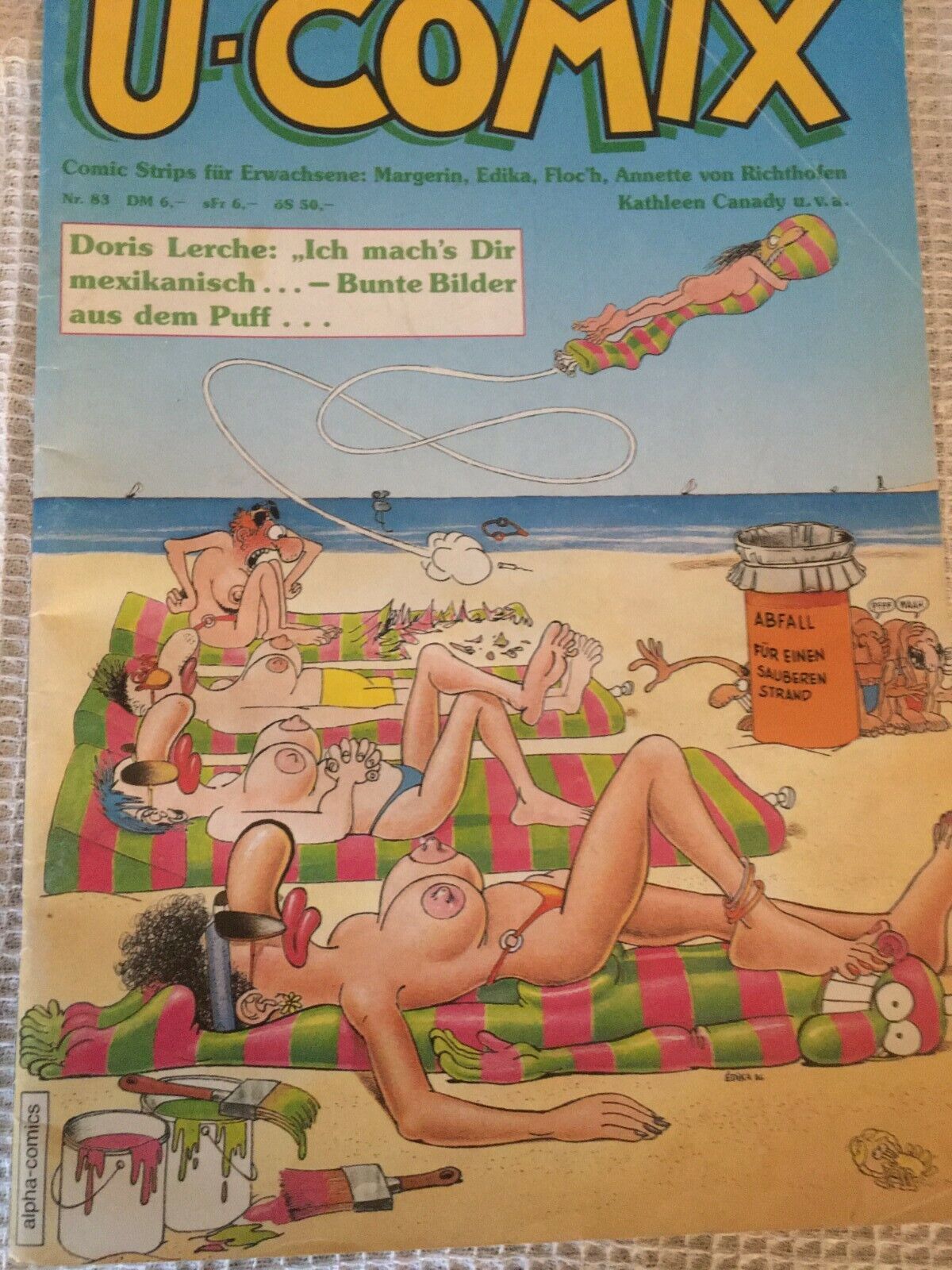 U-Comix, Comic Strips fuer Erwachsene, 1987, Nr. 83, 