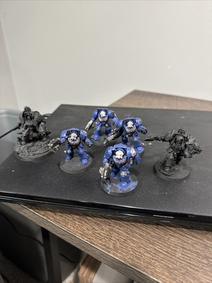 Warhammer 40k Space Marine Leviathan Terminators + Librarian Captain Bundle Sb69