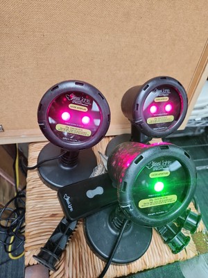 Blisslights Out-Indoor Smart Spright Firefly Motion Led Light Red Green  Lot=3