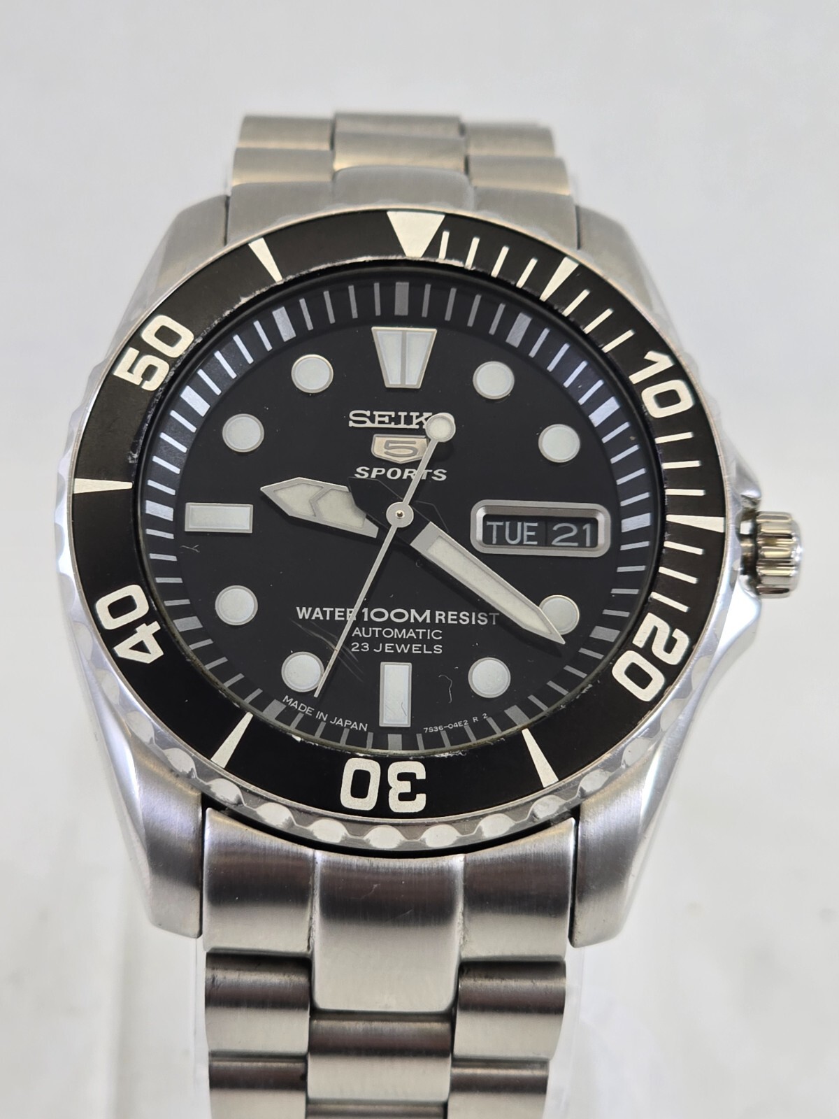時計 SEIKO5 SPORTS SNZF17 Seiko 5 Sport SNZF17 Black Dial Automatic Watch - 41mm | eBay