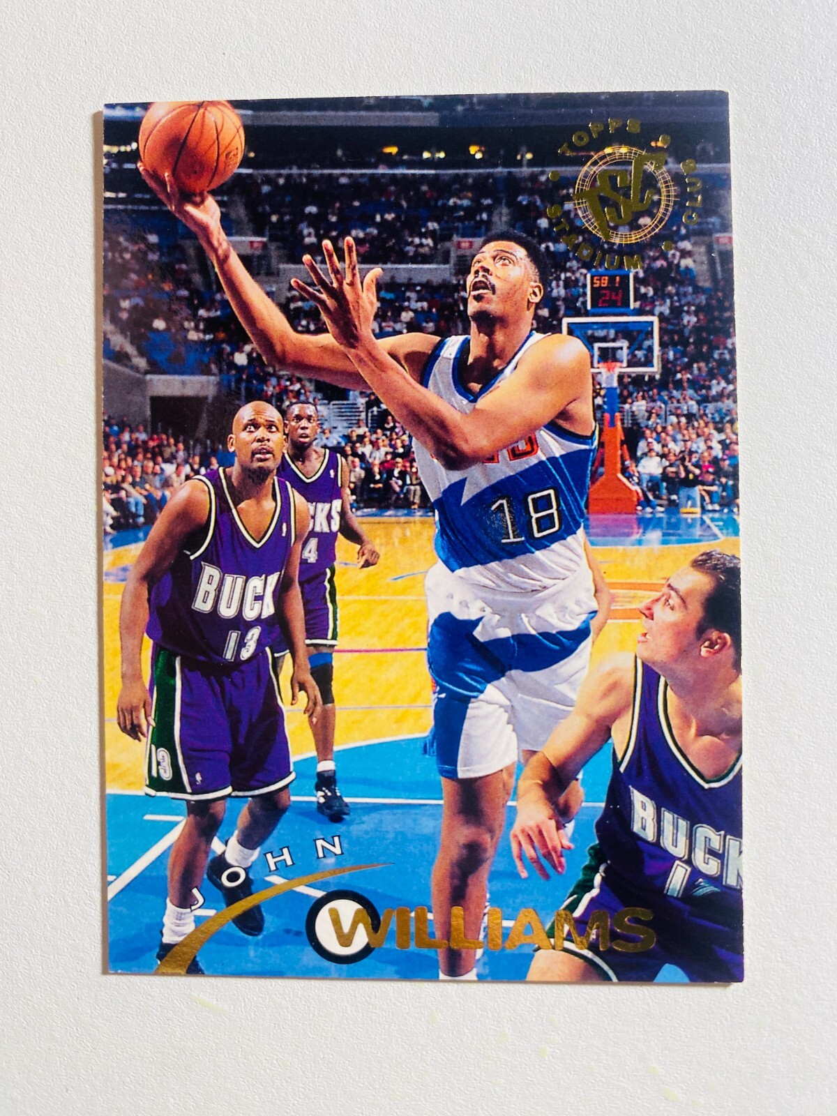 1995 TOPPS #283 JOHN WILLIAMS NM-MT NBA BASKETBALL CARD | eBay