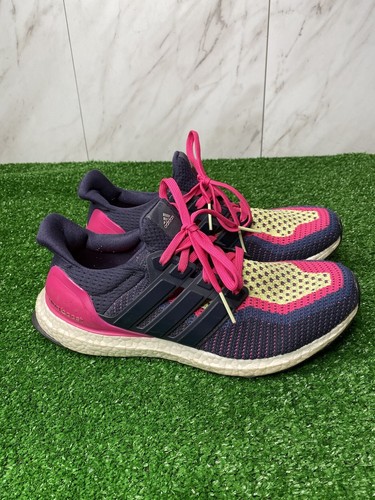 adidas ultra boost womens 8.5 multicolor ponk blue green