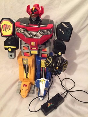 VINTAGE 1994 POWER RANGERS Marchon RC Remote Control Megazord 14quot Figure