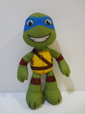 Viacom TMNT LEONARDO 8'' Stuffed Plush 2014 Teenage Mutant Ninja Turtles