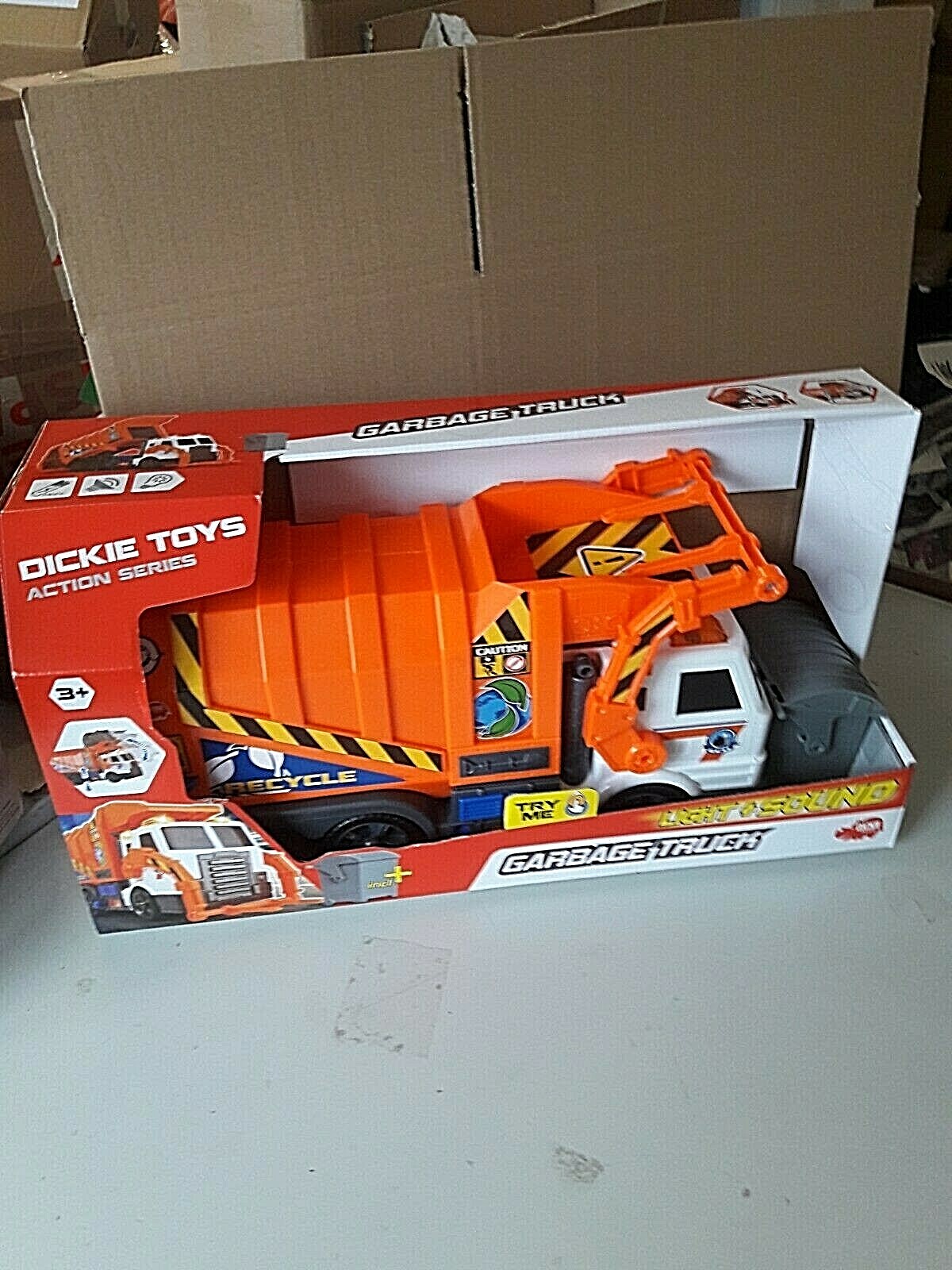 Dickie Toys Spielzeug-Müllwagen »Action Series Garbage Truck«