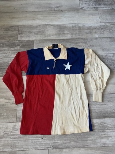 vtg 90s CANTERBURY of New Zealand Texas Lone Star rugby polo