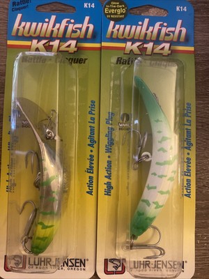 New Old Stock 2006 K9 Kwikfish by Luhr Jensen Sealed in Package Wiggling Plug