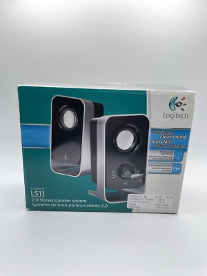 Logitech LS11  S-00035 2.0 Computer Stereo Speaker System New In Box