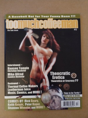 #13 TOO MUCH COFFEE MAN magazine POP CULTURE