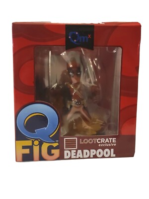 Marvel QMx Q Fig DEADPOOL Loot Crate Exclusive VINYL FIGURE - MIB