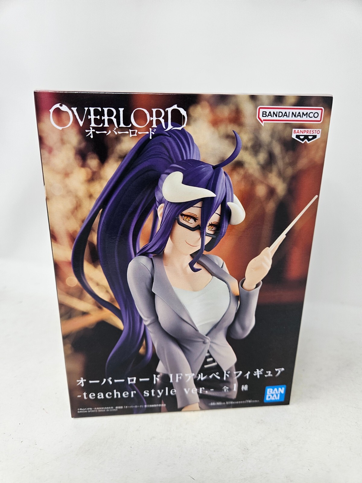 BANPRESTO - ぬお NEW Overlord Figure Albedo Teacher Style Ver. Figure Japan