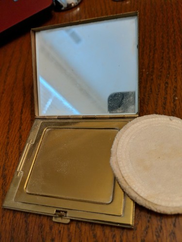 Vintage Jewel Covered Makeup Case