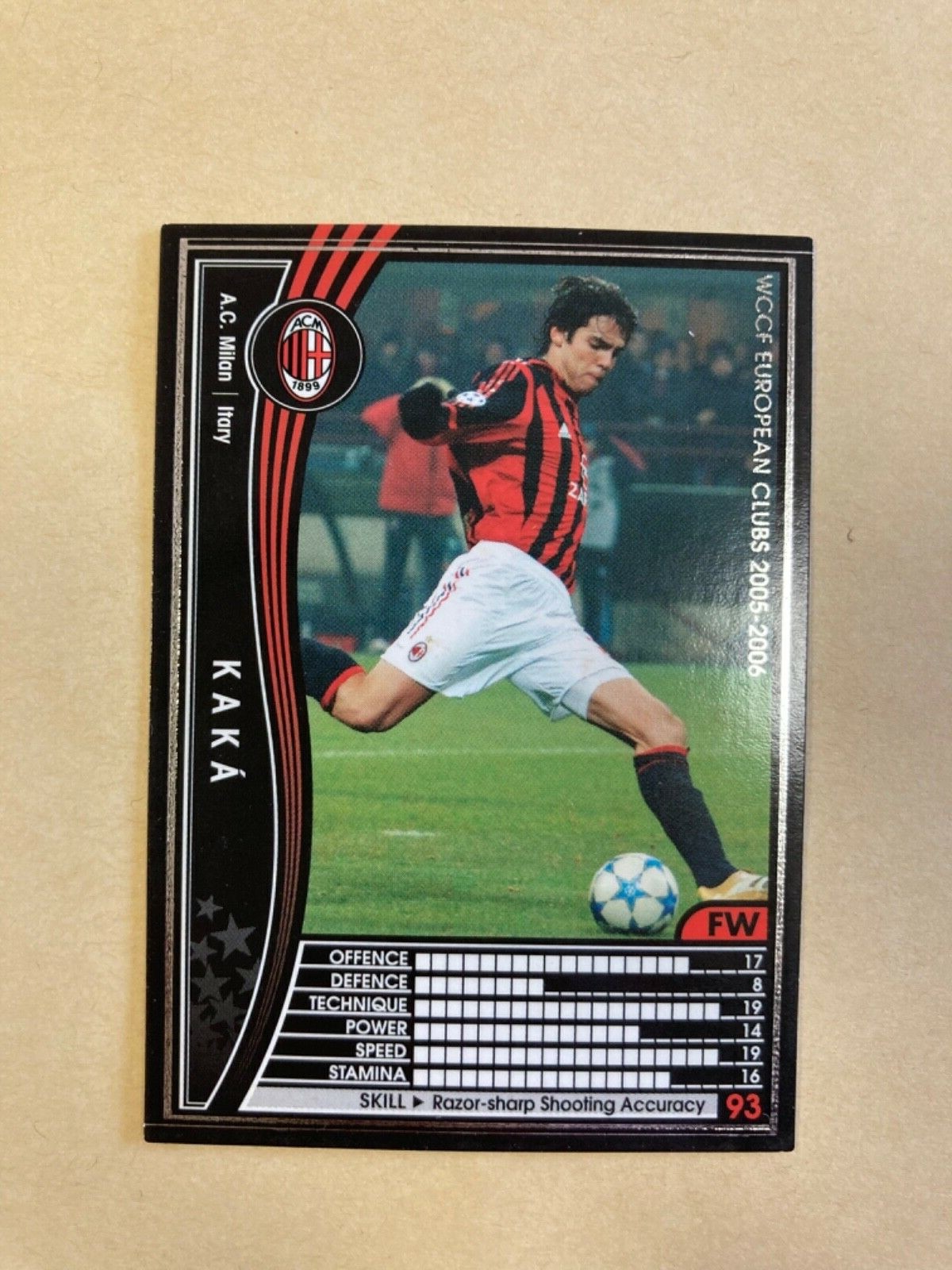KAKA #238 2005-2006 05-06 Panini WCCF SOCCER CARD RARE | eBay