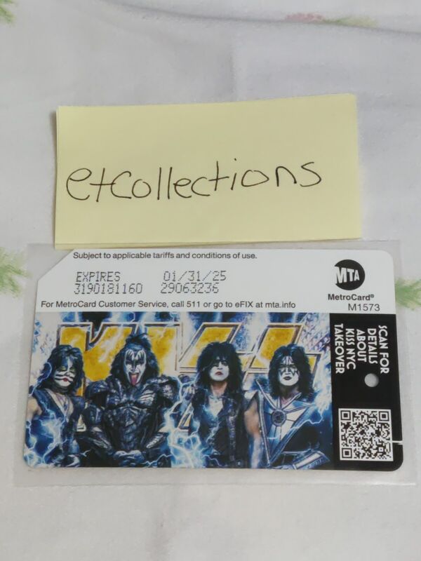 KISS NYC LIMITED EDITION Metrocard 2023 ~Double Sleeved, Perfect Condition~