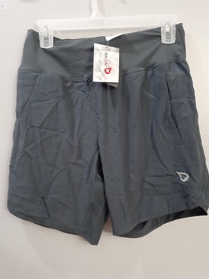 Baleaf Women s S Active Shorts W/LINER Gray Sporty Athleisure GYM Pockets 5''