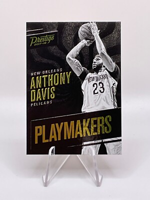 Anthony Davis 2017-18 Panini Prestige Playmakers #10 Pelicans SSP Case Hit Nice!