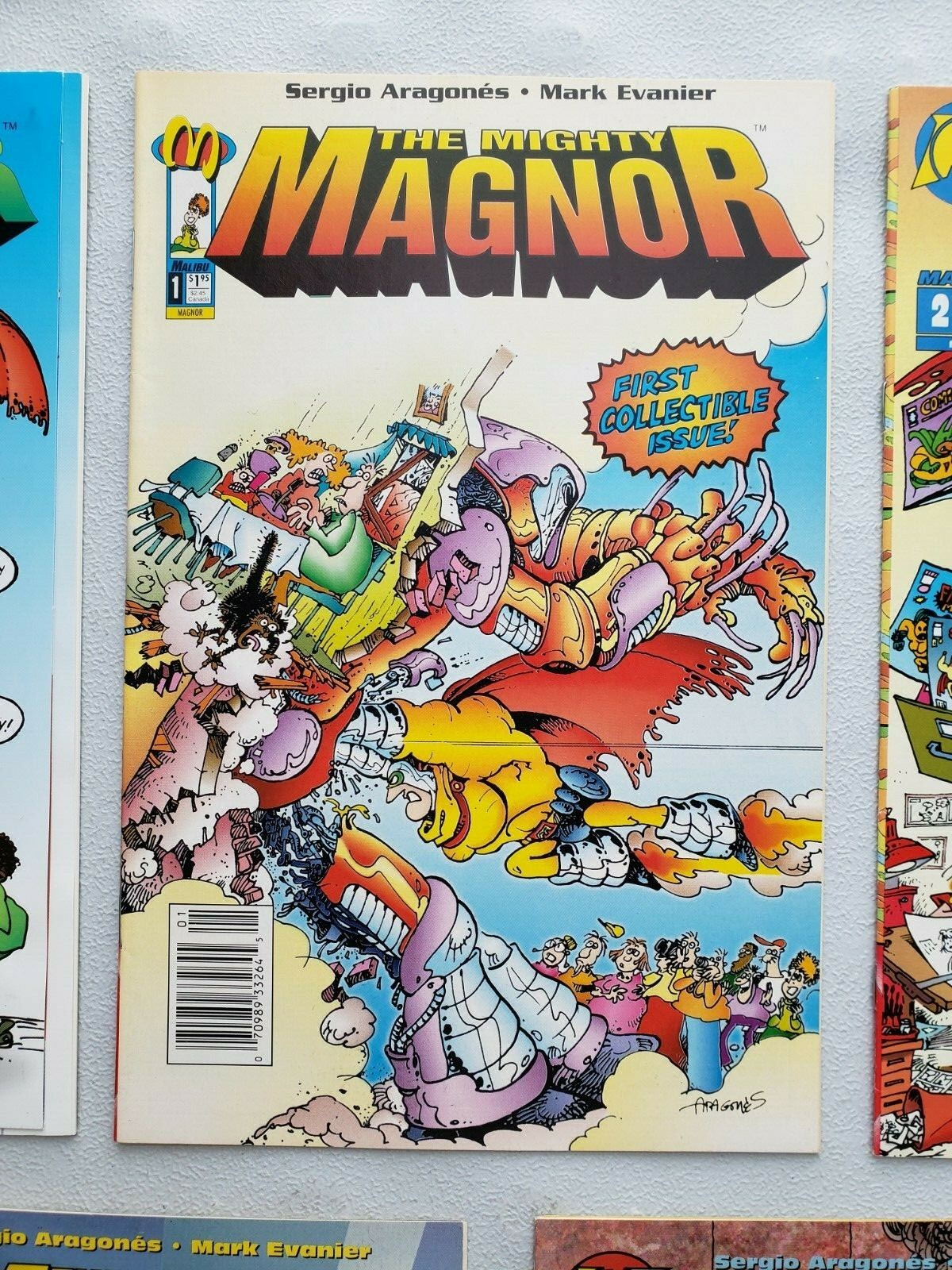 Sergio Aragones The Mighty Magnor #1-6 1 2 3 4 5 6 & #1 Variant Malibu Comics
