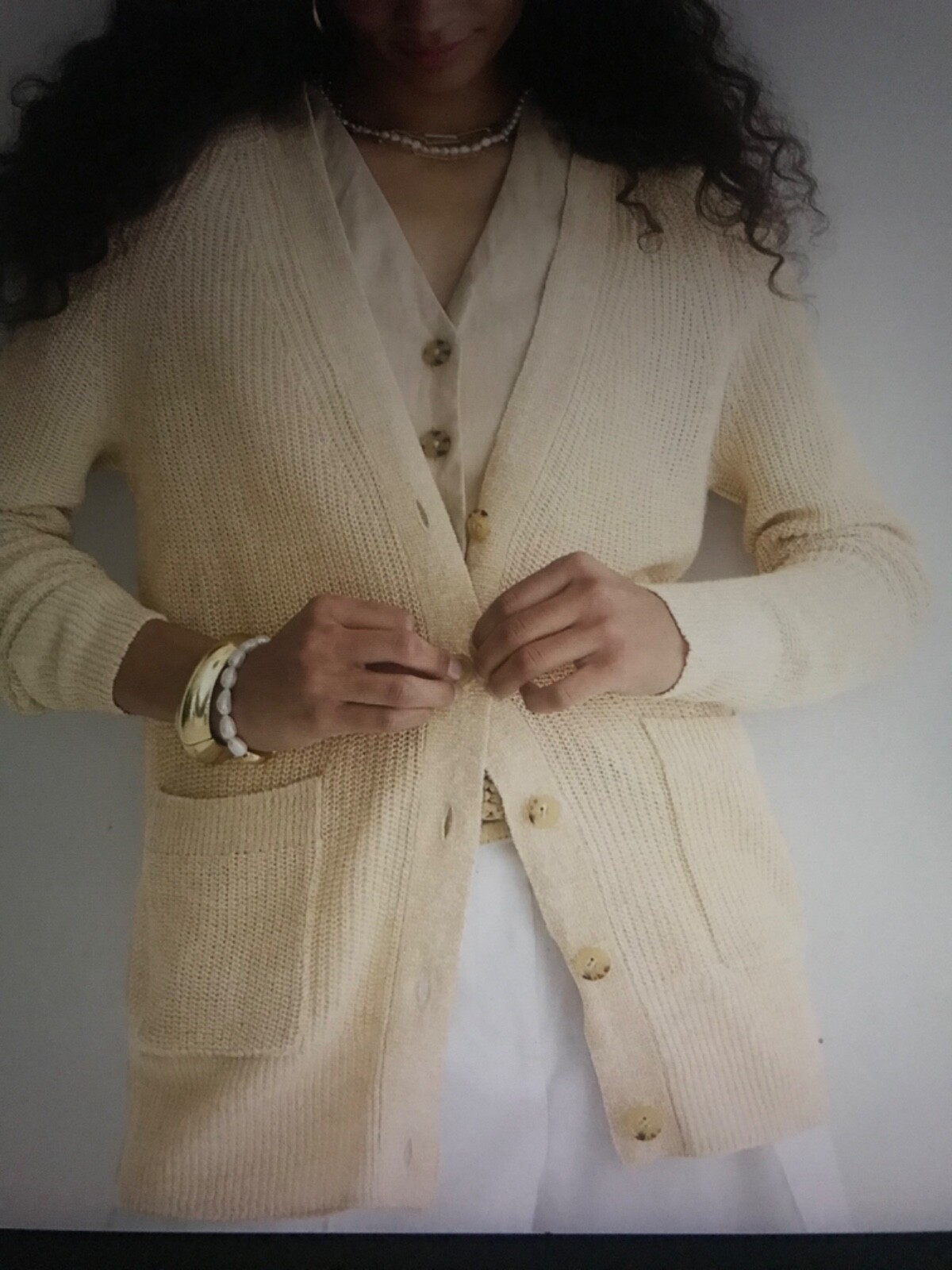 定価68,200円　A.PRESSE Silk linen Cardigan 3 楽天市場】【中古】A．PRESSE｢Silk linen Cardigan｣シルクリネン