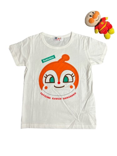 NWT Anpanman -Dokinjan 90s Toddler Child T-Shirt Size 130 4T