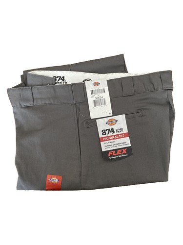Dickies Original Fit 874 Flex Men's Dark Gray Work Pants Men