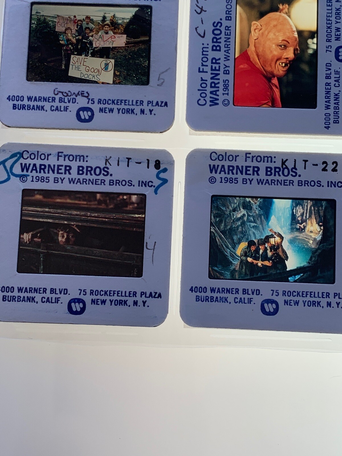 10 The Goonies Movie 35mm Photo Slides Warner Bros Studio Press Kit 1985 Lot #3
