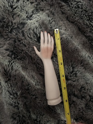 Vintage Doll Parts 1980's Ceramic Arm Hand