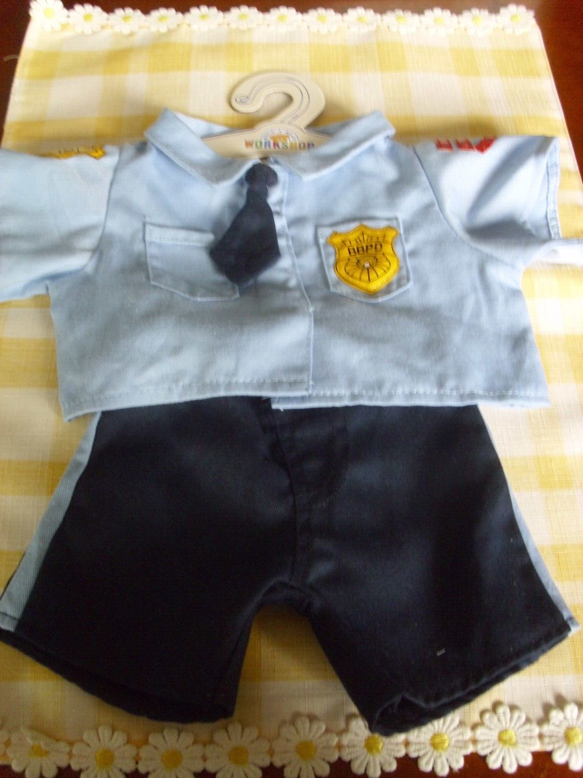 Build A Bear Police Uniform with Hanger - NEW!
