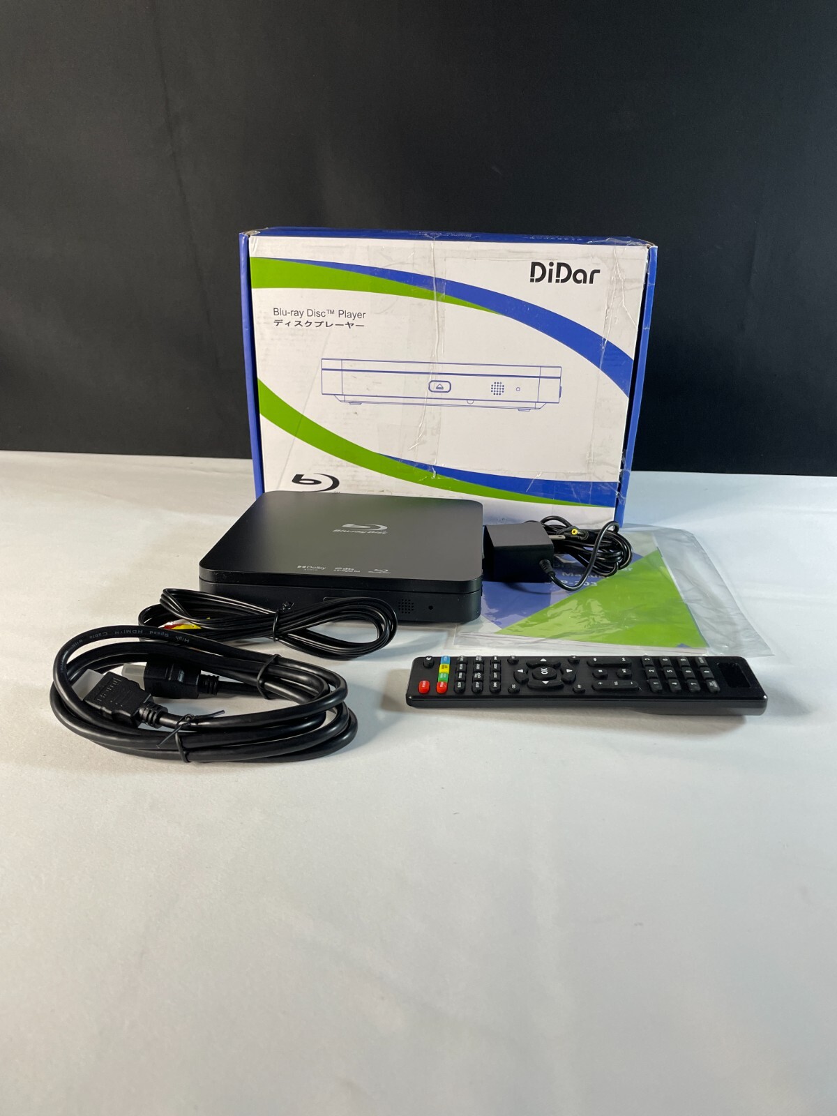 DiDar ブルーレイディスクプレーヤー EVP-203 DIDAR ディスク □ DiDar