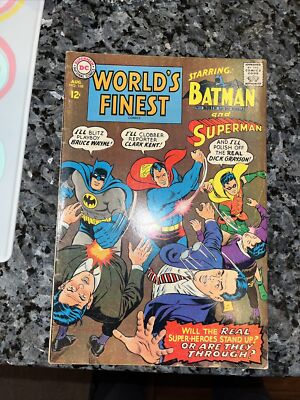 Worlds Finest #168 Batman Superman SILVER AGE COMIC