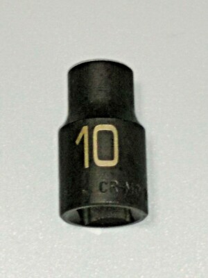 MATCO ''ADV''  CP10M6V, 1/2'' Dr, 10mm. Impact Socket, Shallow, 6 Point.  