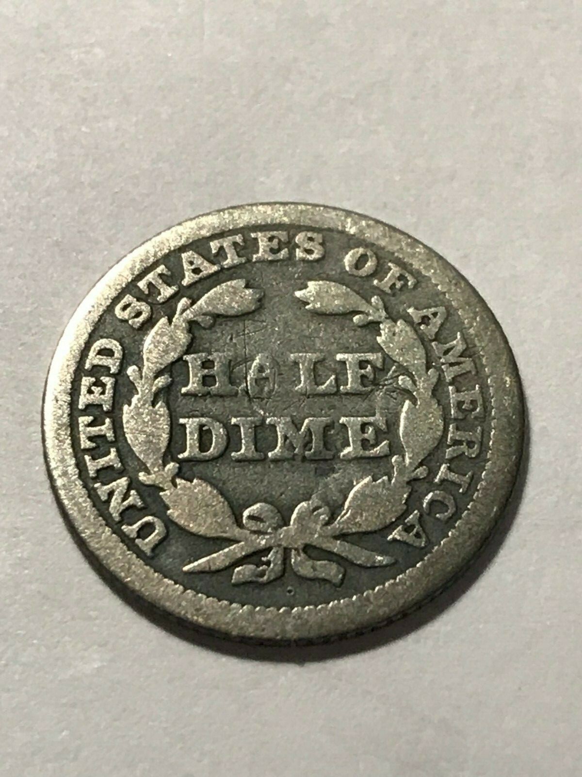 1853 Seated Liberty Half Dime with Arrows #16695