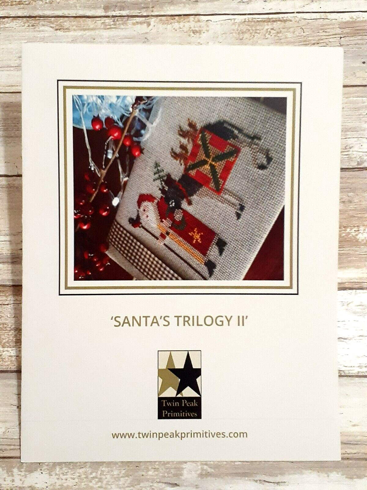 Santa's Trilogy II - 2020 - Santa Donkey Squirrels Robin - Cross Stitch Chart