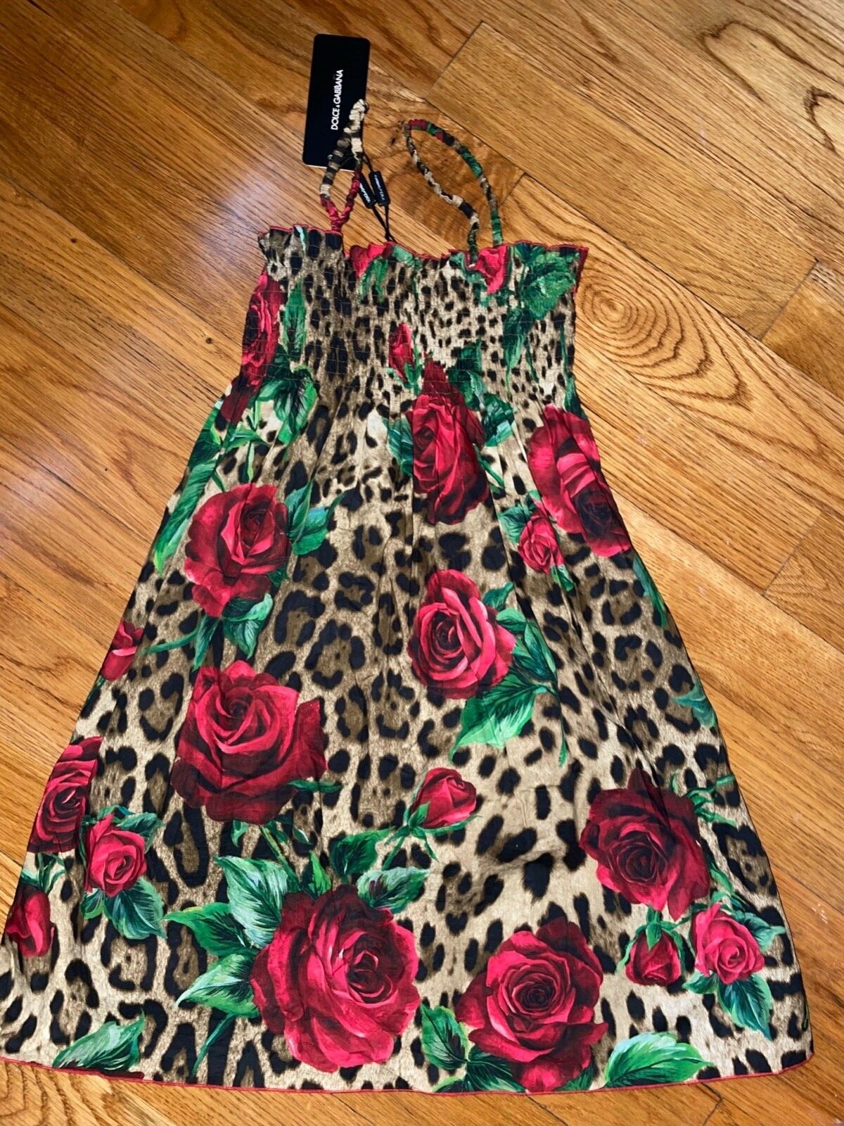 ワンピース DOLCE&GABBANA Kids Dress Dolce & Gabbana - Girls Yellow Rose Print Shirt Dress
