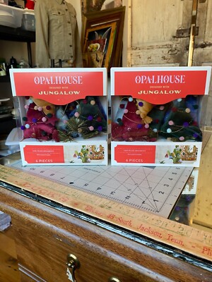 Opalhouse Designed with Jungalow Lot of 2 Vase Filler Ornaments Tassel Trees