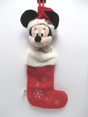 disney plush head christmas stockings