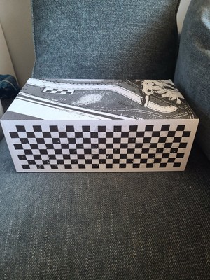 Vans Off The Wall Skate Old Skool BOX ONLY SIZE 10 VN0A5FCBNAV REPLACEMENT BOX