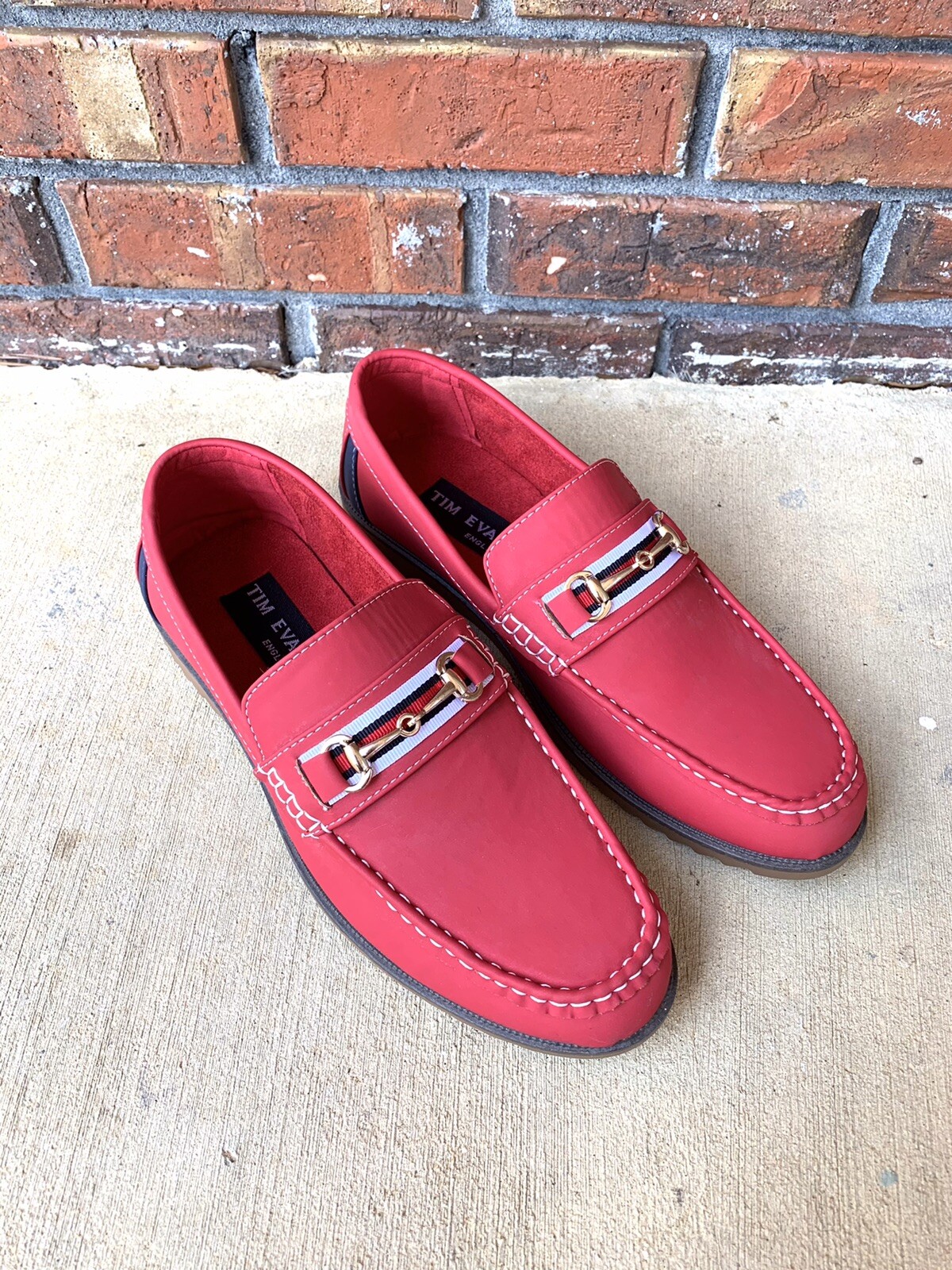 Туфли Tim Evans England Red Loafer 