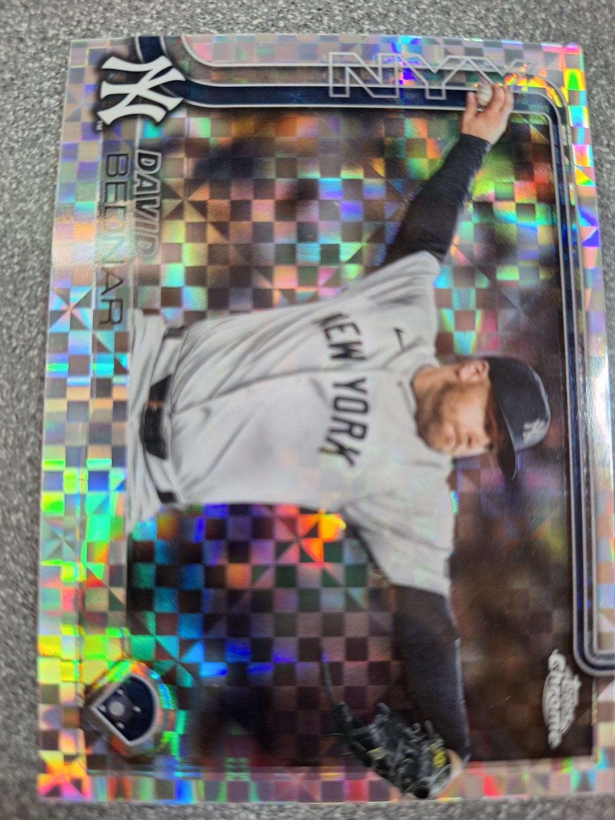 2025 Topps Chrome Update David Bednar USC182 X-Fractor  AB350