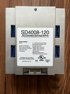 Vantage Controls SD4008-120 Standard 120v Dimming Module MPE SPE