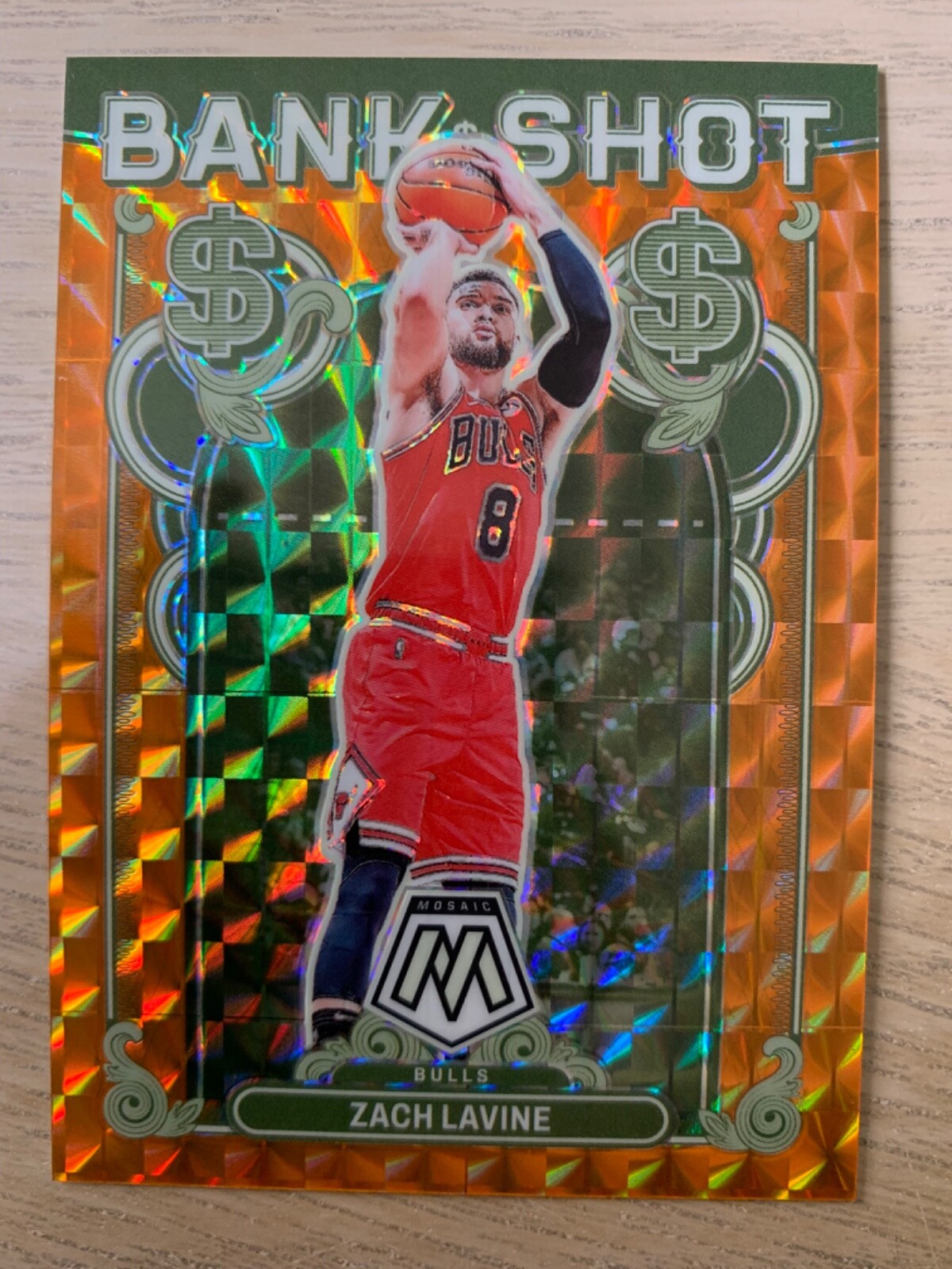 2023 Mosaic Zach LaVine Bank Shot-Orange