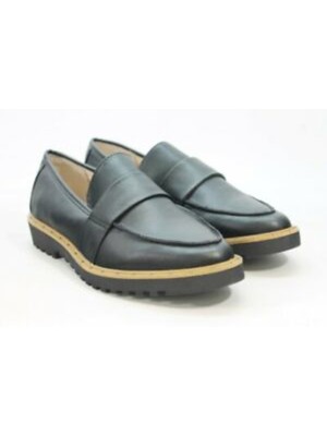 

Черные женские слипоны BAR III на платформе с ремешком на платформе 0,5 дюйма Delight, миндалевидный носок, 8 м, Черный, 10007270300