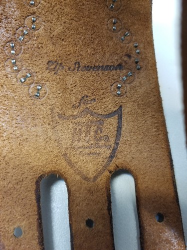 Zip Stevenson for HTC Hollywood Trading Company Leather Triple Studded Belt